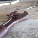 Moersleutel van chocola